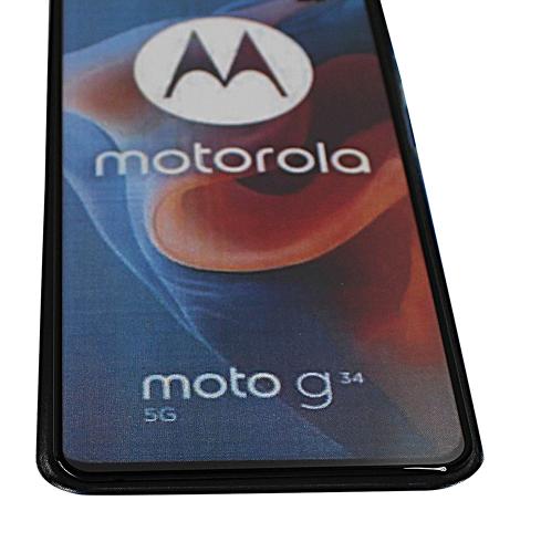 billigamobilskydd.se Full Frame Karkaistusta Lasista Motorola Moto G34 5G