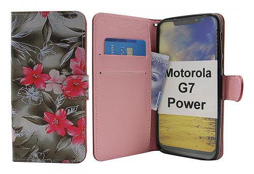 billigamobilskydd.se Kuviolompakko Motorola Moto G7 Power