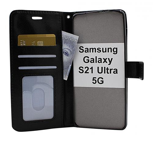 billigamobilskydd.se Crazy Horse Lompakko Samsung Galaxy S21 Ultra 5G (G998B)