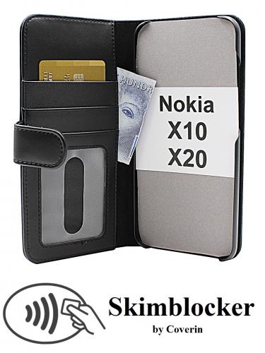 CoverIn Skimblocker Lompakkokotelot Nokia X10 / Nokia X20