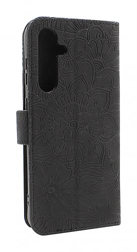 billigamobilskydd.se Flower Standcase Wallet Samsung Galaxy S23 FE 5G