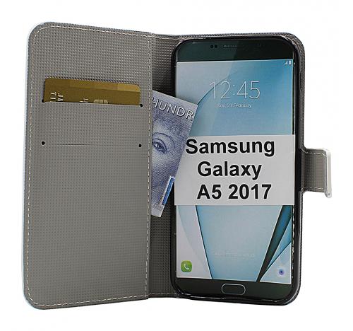 billigamobilskydd.se Kuviolompakko Samsung Galaxy A5 2017 (A520F)