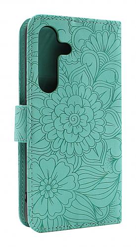 billigamobilskydd.se Flower Standcase Wallet Samsung Galaxy S24 5G (SM-S921B/DS)