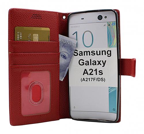 billigamobilskydd.se New Jalusta Lompakkokotelo Samsung Galaxy A21s (A217F/DS)