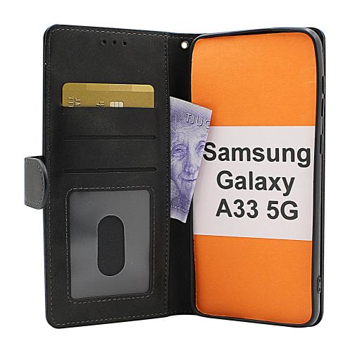 billigamobilskydd.se Zipper Standcase Wallet Samsung Galaxy A33 5G (A336B)