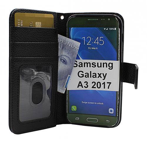 billigamobilskydd.se New Jalusta Lompakkokotelo Samsung Galaxy A3 2017 (A320F)