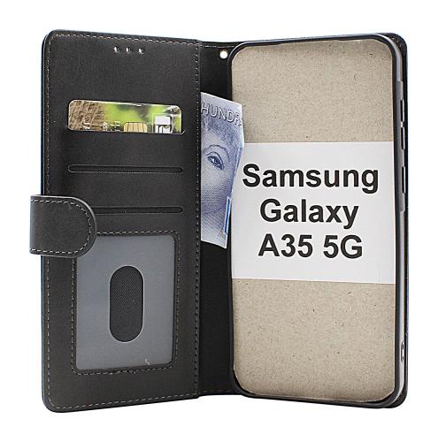 billigamobilskydd.se Zipper Standcase Wallet Samsung Galaxy A35 5G