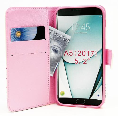billigamobilskydd.se Kuviolompakko Samsung Galaxy A5 2017 (A520F)