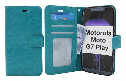 billigamobilskydd.se Crazy Horse Lompakko Motorola Moto G7 Play