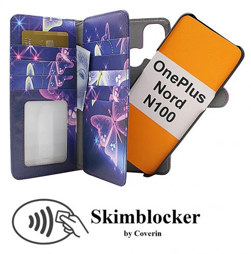 CoverIn Skimblocker XL Magnet Designwallet OnePlus Nord N100