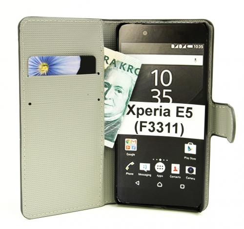 billigamobilskydd.se Kuviolompakko Sony Xperia E5 (F3311)