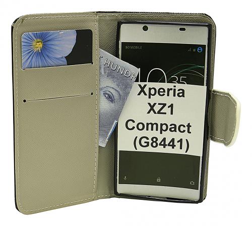 billigamobilskydd.se Kuviolompakko Sony Xperia XZ1 Compact (G8441)