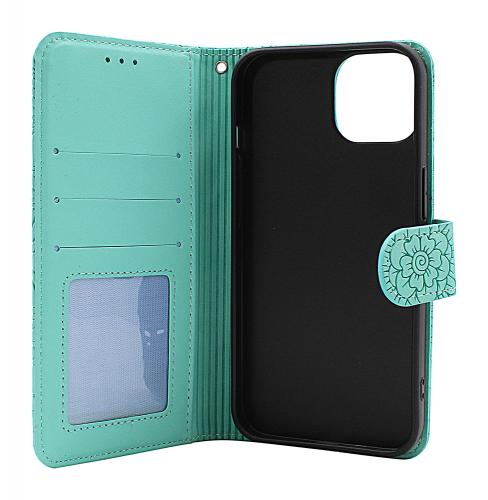 billigamobilskydd.se Flower Standcase Wallet iPhone 14 (6.1)