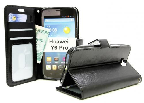 billigamobilskydd.se Crazy Horse Lompakko Huawei Y6 Pro (TIT-L01)