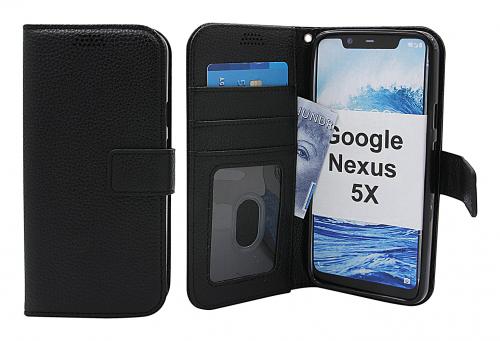 billigamobilskydd.se New Jalusta Lompakkokotelo Google Nexus 5X (H791)