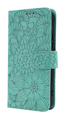 billigamobilskydd.se Flower Standcase Wallet Samsung Galaxy S22 5G