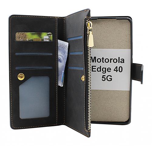 billigamobilskydd.se XL Standcase Luksuskotelo puhelimeen Motorola Edge 40 5G