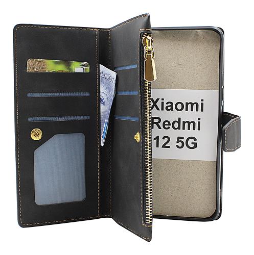 billigamobilskydd.se XL Standcase Luksuskotelo puhelimeen Xiaomi Redmi 12 5G