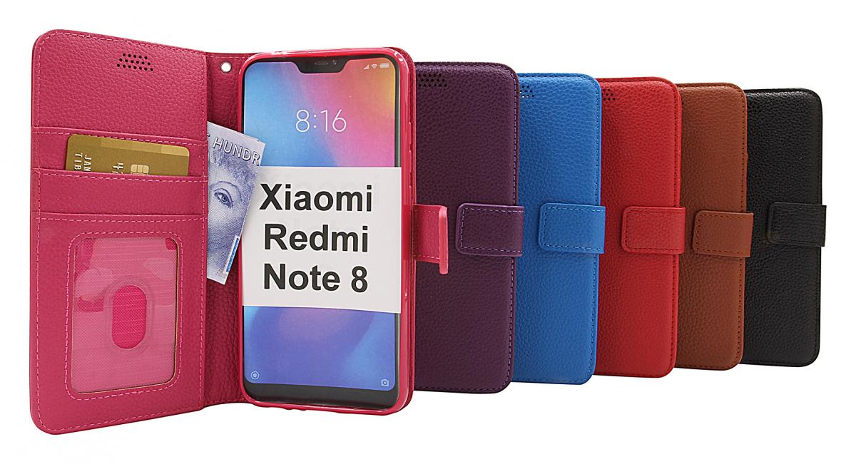 billigamobilskydd.se New Jalusta Lompakkokotelo Xiaomi Redmi Note 8