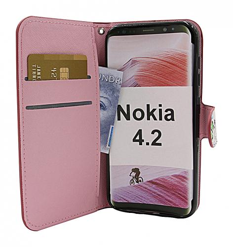 billigamobilskydd.se Kuviolompakko Nokia 4.2