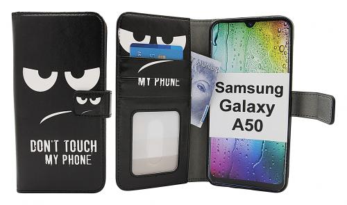 CoverIn Skimblocker Design Magneettilompakko Samsung Galaxy A50 (A505FN/DS)