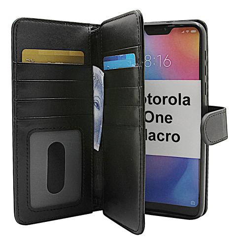 CoverIn Skimblocker XL Magnet Wallet Motorola One Macro
