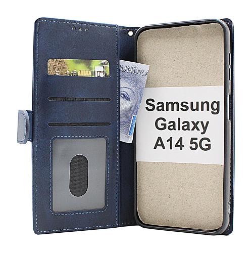 billigamobilskydd.se Zipper Standcase Wallet Samsung Galaxy A14 4G / 5G