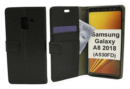 billigamobilskydd.se Jalusta Lompakkokotelo Samsung Galaxy A8 2018 (A530FD)