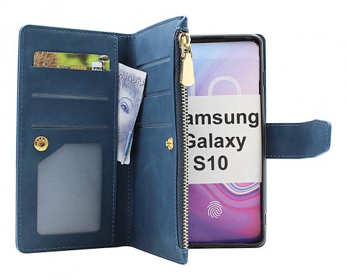 billigamobilskydd.se XL Standcase Luksuskotelo puhelimeen Samsung Galaxy S10 (G973F)