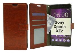 billigamobilskydd.se Crazy Horse Lompakko Sony Xperia XZ2 (H8266)
