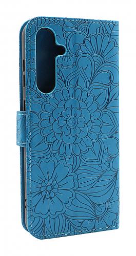 billigamobilskydd.se Flower Standcase Wallet Samsung Galaxy S23 FE 5G