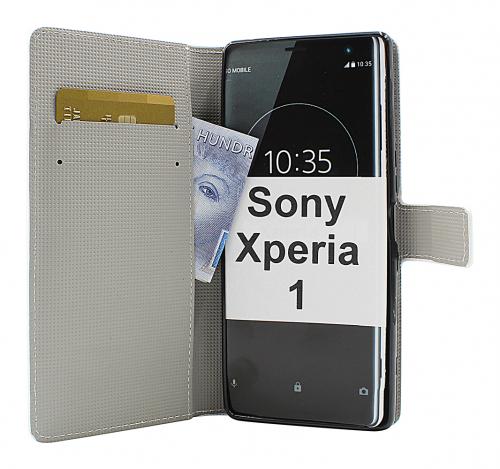 billigamobilskydd.se Kuviolompakko Sony Xperia 1 (J9110)