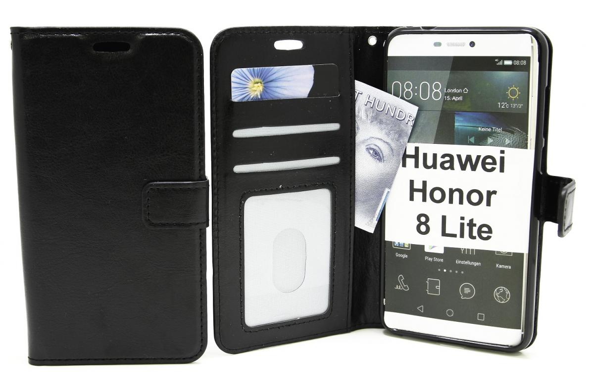 billigamobilskydd.se Crazy Horse Lompakko Huawei Honor 8 Lite