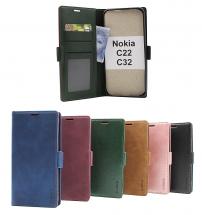 billigamobilskydd.se Luksuskotelo Standcase Wallet Nokia C22 / C32