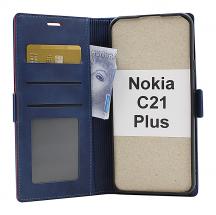 billigamobilskydd.se Luksuskotelo Standcase Wallet Nokia C21 Plus
