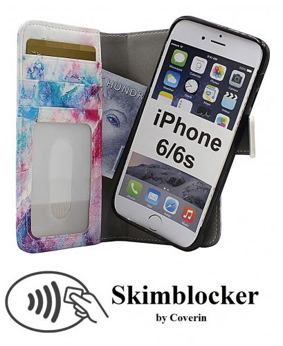 Skimblocker Design Magneettilompakko iPhone 6/6s