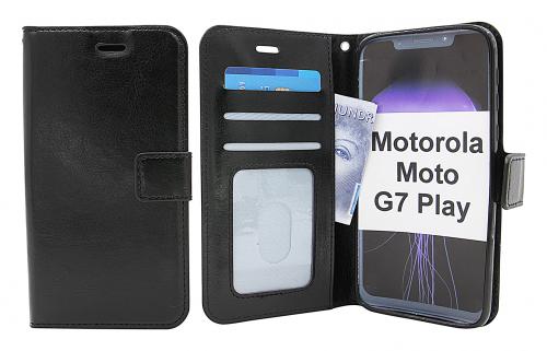 billigamobilskydd.se Crazy Horse Lompakko Motorola Moto G7 Play