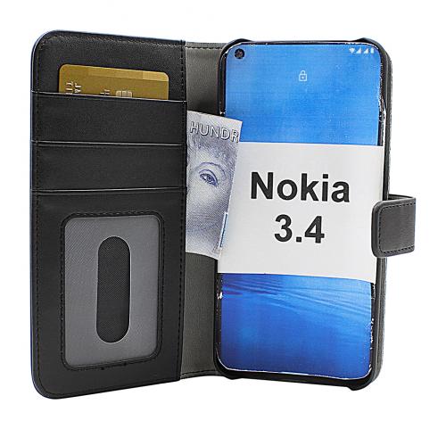 CoverIn Skimblocker Magneettilompakko Nokia 3.4
