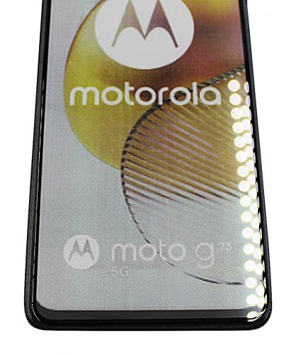 billigamobilskydd.se Full Frame Karkaistusta Lasista Motorola Moto G73 5G
