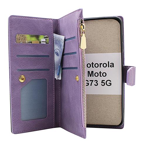 billigamobilskydd.se XL Standcase Luksuskotelo puhelimeen Motorola Moto G73 5G