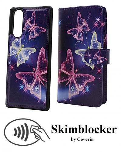 CoverIn Skimblocker XL Magnet Designwallet Sony Xperia 5 (J9210)