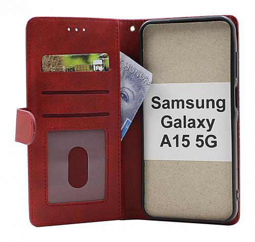 billigamobilskydd.se Zipper Standcase Wallet Samsung Galaxy A15 5G