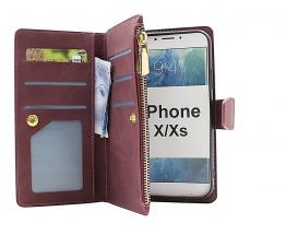 billigamobilskydd.se XL Standcase Luksuskotelo puhelimeen iPhone X/Xs