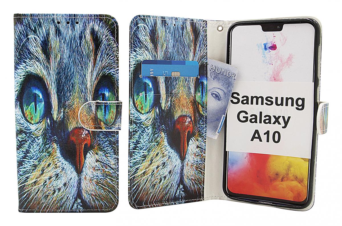 billigamobilskydd.se Kuviolompakko Samsung Galaxy A10 (A105F/DS)