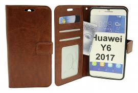 billigamobilskydd.se Crazy Horse Lompakko Huawei Y6 2017 (MYA-L41)