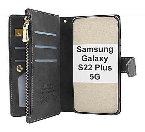 billigamobilskydd.se XL Standcase Luksuskotelo puhelimeen Samsung Galaxy S22 Plus 5G (SM-S906B/DS)