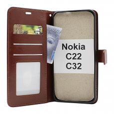 billigamobilskydd.se Crazy Horse Lompakko Nokia C22 / C32