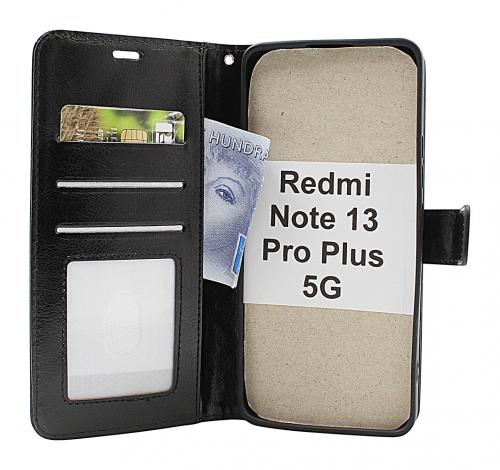billigamobilskydd.se Crazy Horse Lompakko Xiaomi Redmi Note 13 Pro+ 5G