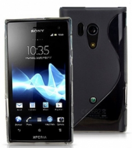 billigamobilskydd.se S-Line TPU-muovikotelo Sony Xperia Acro S (LT26w)
