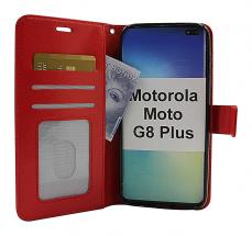 billigamobilskydd.se Crazy Horse Lompakko Motorola Moto G8 Plus
